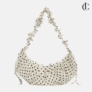 엘케이트 여성 셔링 숄더백 스트링 도트가방 호보백 데일리 가방 LAIN027