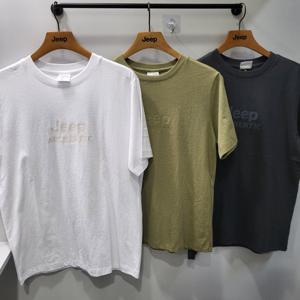 [지프]지프 전사 프린트 반팔 티셔츠JO2TSU104-1_US