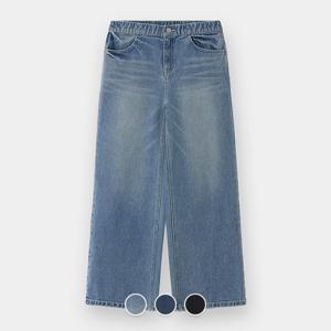 [지오다노주니어] 03415503 와이드 청바지(여아)