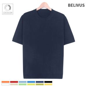 [빌리버스]빌리버스 남성 반팔티 BRE019 라운드 니트 반팔 티셔