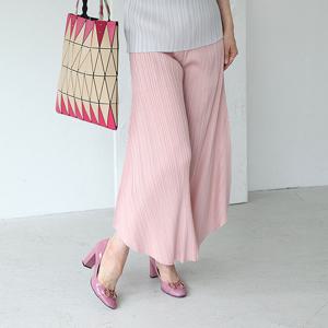 [쉬즈마담]P91979 로제 날개 플리츠 통바지 50대 엄마옷