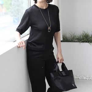 [쉬즈마담]T57353 바람 솔솔 기능성 인견 니트 50대 엄마옷