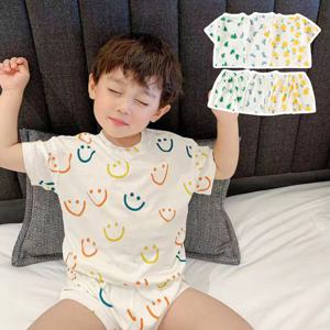 [엠케이] 화이트플리츠 아동 반팔 반바지 상하복세트 205801