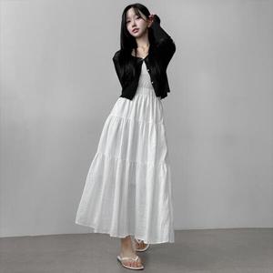 아트박스/라이니 러블리 플레어 캉캉 밴딩 롱 스커트 bo-3334c