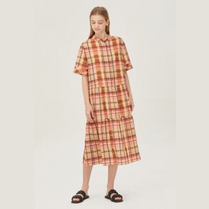 [베네통]체크 원피스_BAOPE1431