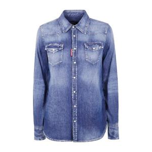 디스퀘어드2 클래식 웨스턴 셔츠 S75DL0919 S30341 470