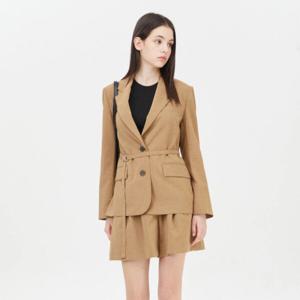 [시슬리]뉴아이싱 벨티드 테일러드 자켓_SAJKC5531