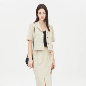 [시슬리]뉴아이싱 테일러드 카라 숏 자켓_SAJKC6531