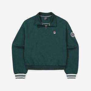 [휠라]F박스 면혼방 반집업 맨투맨 (FS2POF3361F_DGR)