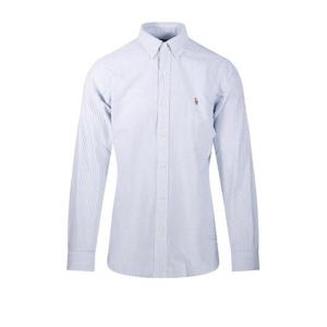 랄프 로렌 폴로 티셔츠 710792041004 BLUE WHITE STRIPE