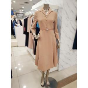 미니멈 세이브존01 카라넥 버튼 플레어 원피스 MXCAWO8060