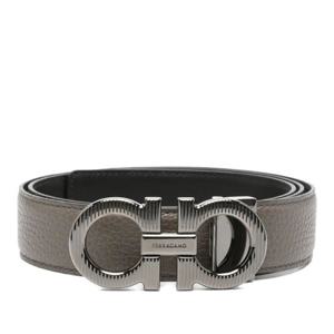 페라가모 크눌드 버클 투톤 리버서블 간치니 벨트 670574 07863