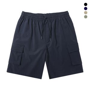 랜더스 남성 여성 스판 카고 밴딩 반바지 팬츠 하의 네이비