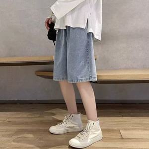 데님 워싱 반바지 루즈핏 하프팬츠 IS-DNP21