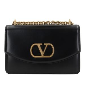 발렌티노 블랙 가죽 숄더 백 7W2B0R16 GCB0NO