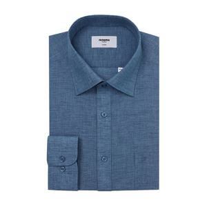 [레노마(셔츠)](사 은품 양말) 린넨 혼방 솔리드 일반핏 RPSSG0008DB