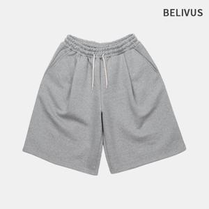 빌리버스 남자 버뮤다 팬츠 여름 핀턱 반바지 BHL105