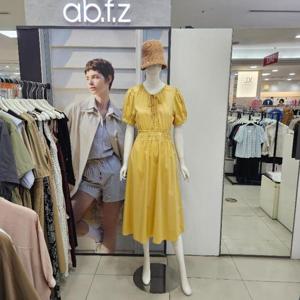 Ab.f.z DP01 백트임밴딩볼륨소매원피스 AFZ3HO08