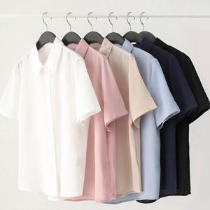 샵앤) 여성 구김적은 반팔 셔츠 블라우스 WLD-WBL-SIS002