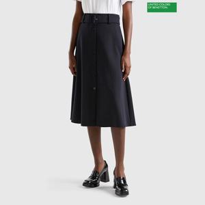 베네통 Button belted long skirt 3F_49HHD001V_100