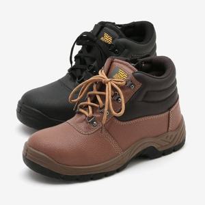 남성 컬러배색 사이드지퍼 가죽 안전화 WW-SE-SOHO-B01