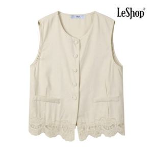 [르샵]우먼 하객룩 레이스 포인트 베스트 (BP7VT005A)