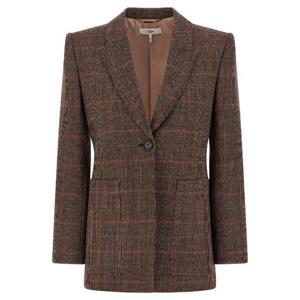 CHLOE Check Wool blazer CH25AVE5309793C