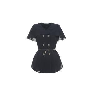 미니멈 세이브존07 벨티드 블라우스 MYBGWB4160-DV