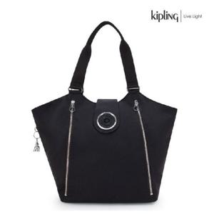 [키플링]키플링 세련된 쇼퍼백 숄더백 리시슬리  블랙 스파이스 KOCBT20 BKSP