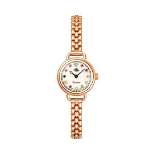 로즈몽 RS45-05MT 하이브리드 티 로즈 라운드 여성 메탈 손목 시계