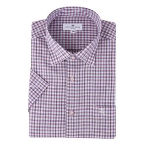 [카운테스마라(셔츠)]시어서커 체크반소매 일반핏셔츠남방CDCY2C2202P0