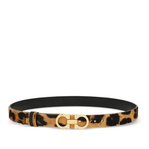 페라가모 애니멀 프린트 포니 헤어 간치니 벨트 23A567 0786264