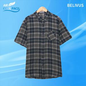 [빌리버스]빌리버스 남자 시어서커 셔츠 반팔 여름 남방 BBI106