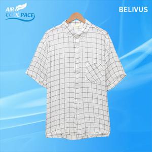 [빌리버스]빌리버스 남자 반팔 셔츠 시어서커 체크 남방 BBI109
