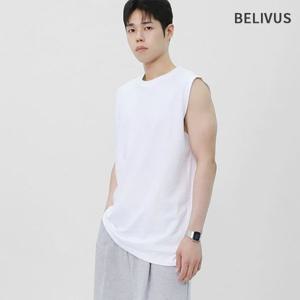 빌리버스 남자 라운드 나시티 레이어드 여름 티셔츠 BTS038