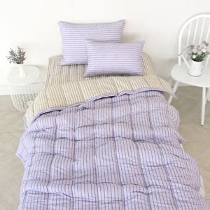 [르헤브] 펜슬라인 세미마이크로 사계절 이불베개세트 (퀸/Q)