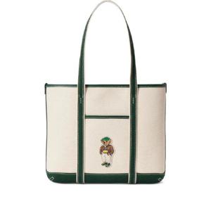 폴로 랄프로렌 미디엄 로고 자수 토트 백 428973078