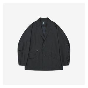 [지이크]59 오버핏 투버튼 캐주얼 자켓 블랙 (PHEAH4701)