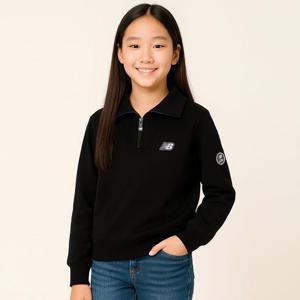 [뉴발란스 주니어]뉴발란스 키즈 소프트 알파인 아동 주니어 긴팔티셔츠 긴팔티 블랙 NK9BD4551U-19