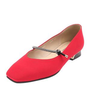 여성 메리제인 펌프스 구두 (굽 2CM) 822402_W-085 레드