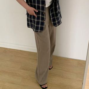 나야홍 / 빅사이즈 507 굿걸핀턱스판슬렉스 DMOV005