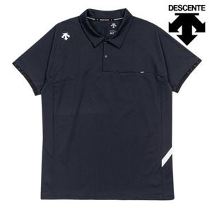 [데상트]데상트 스트레치 카라 셔츠 SP311XPS71BLK0 긴팔티 스포