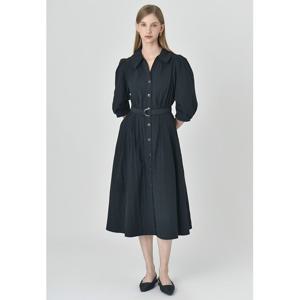 [샤틴]카라넥 벨티드 원피스/S243M651_C