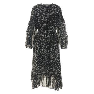 [샤틴]플라워 프릴 롱 원피스/S243C672_CC