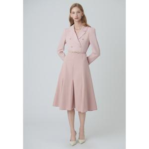 [샤틴]소재 믹스 원피스/S243M603_CC