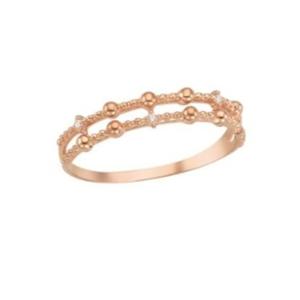 [로이드] 두줄꼬임 우정링 Love Me 10K 반지 LRT19005T