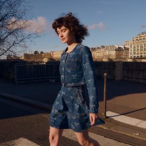 [샤틴]리본 워싱 데님 자켓/S251B155_CC