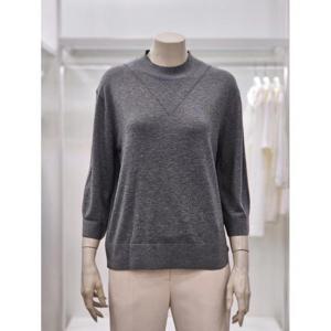 프렐린 세이브존02 루즈핏 반목 7부 니트 RWP253011