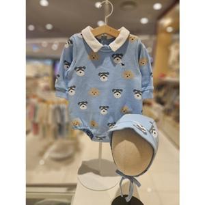 블루독베이비[hu]25.FW가을겨울신상 BL)도기프렌즈바디수트 45A13-604-01 외출수트 우주복 바디슈트