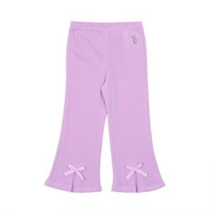 [프랜치켓] 여아가을바지 보라 리본 트임 바지 Q54DDP230N2